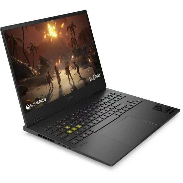 Ноутбук HP Omen 16-u1000ci (Intel Core i9 14900HX 2.2Ghz/32Gb DDR5/SSD 1Tb/NVIDIA GeForce RTX4070 8Gb/16 /UWVA/2.5K (2560x1600)/Free DOS/dk.gray/WiFi/BT/Cam)