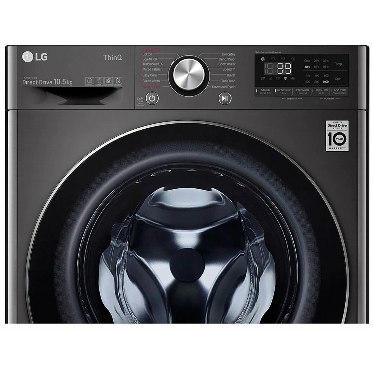 Стиральная машина LG F4WV910P2SE (Цвет: Black)