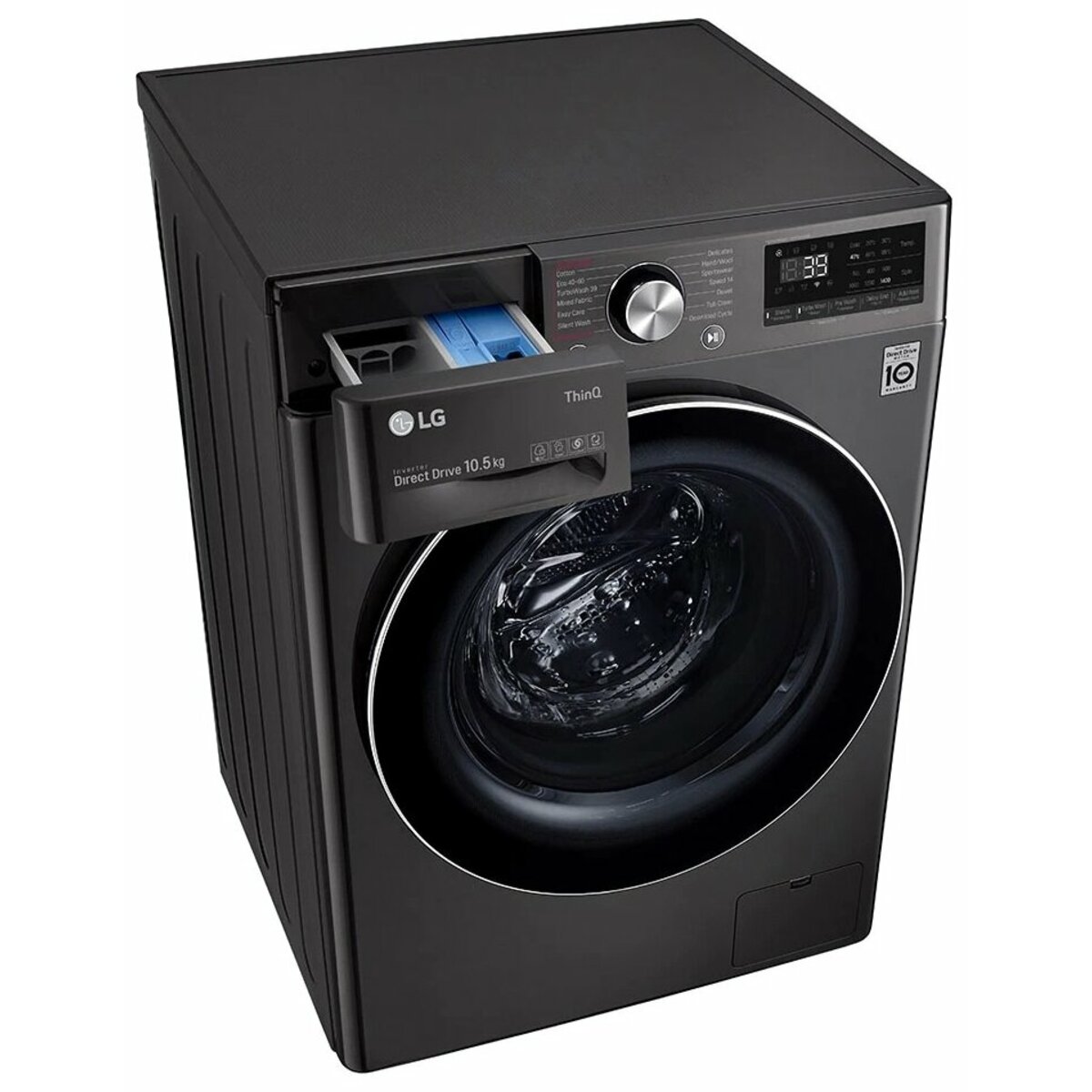 Стиральная машина LG F4WV910P2SE (Цвет: Black)