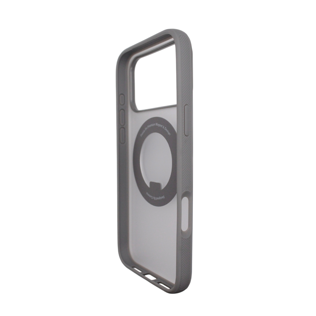 Чехол-накладка Comma Joy Elegant Magnetic 360 Rotating Stand Case для iPhone 17 Pro Max (Цвет: Titanium Gray)