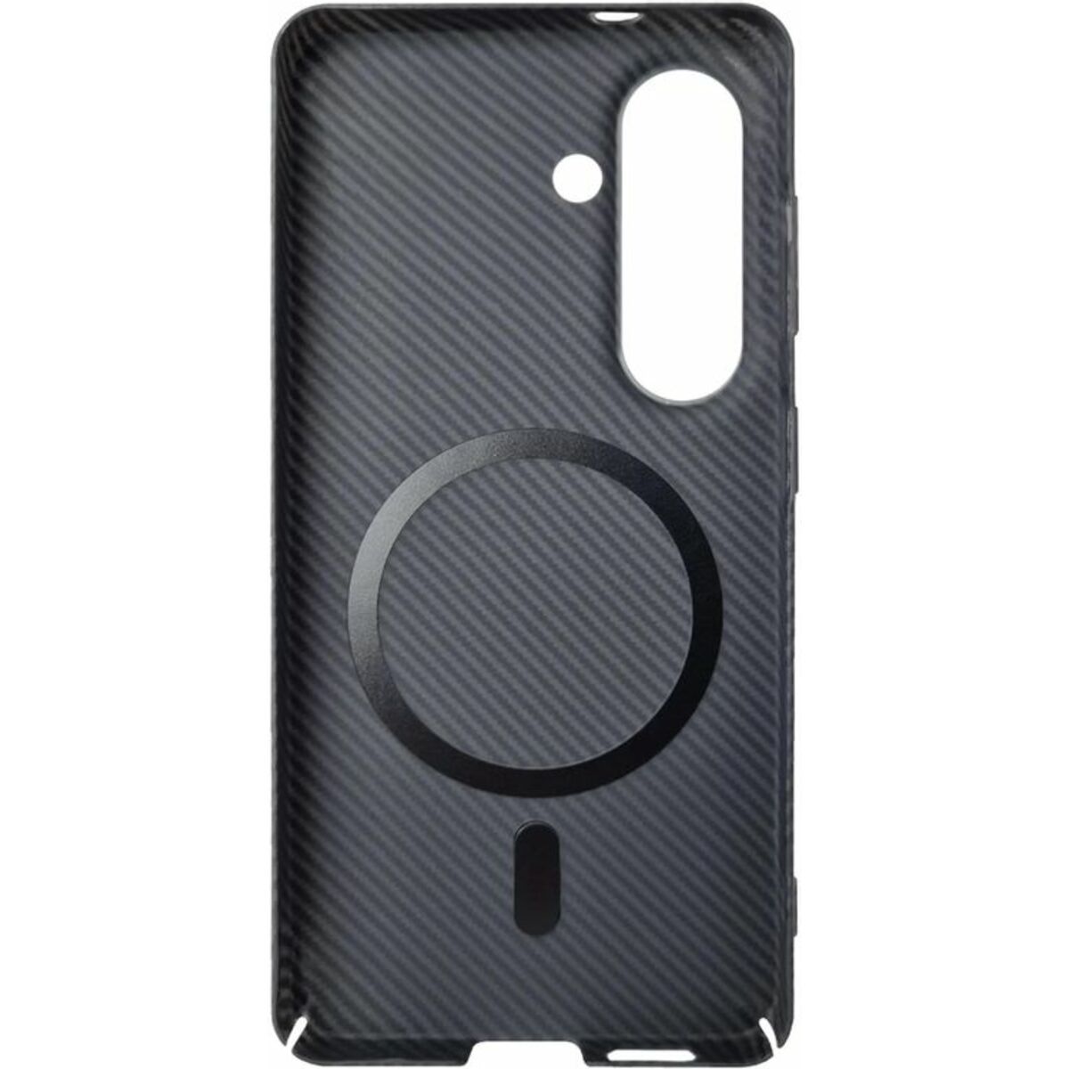 Чехол Borasco Art Case для Samsung Galaxy S26+ c MagSafe (Цвет: Черный карбон)