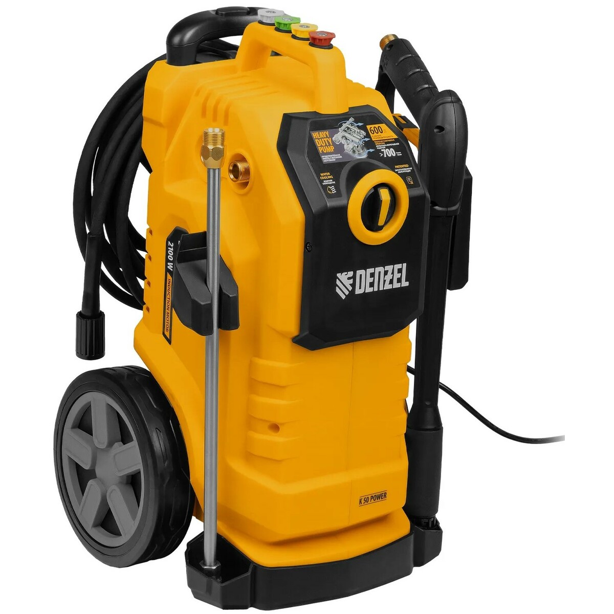 Минимойка DENZEL K 50 Power (Цвет: Orange / Black)