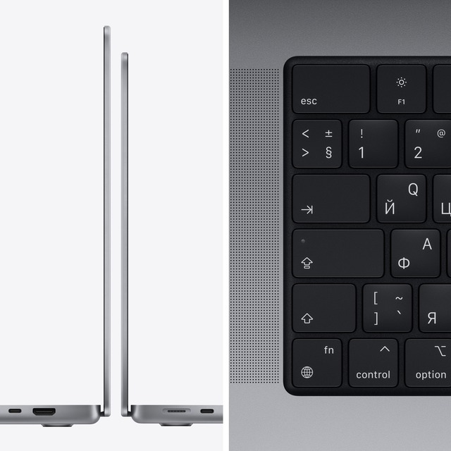 Ноутбук Apple MacBook Pro 14 Apple M1 Pro 8-core/16Gb/512Gb/Apple graphics 14-core/Space Gray