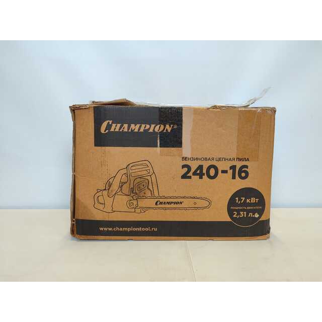 Бензопила Champion 240-16 (Цвет: Yellow) Бензопила Champion 240-16 (Цвет: Yellow)