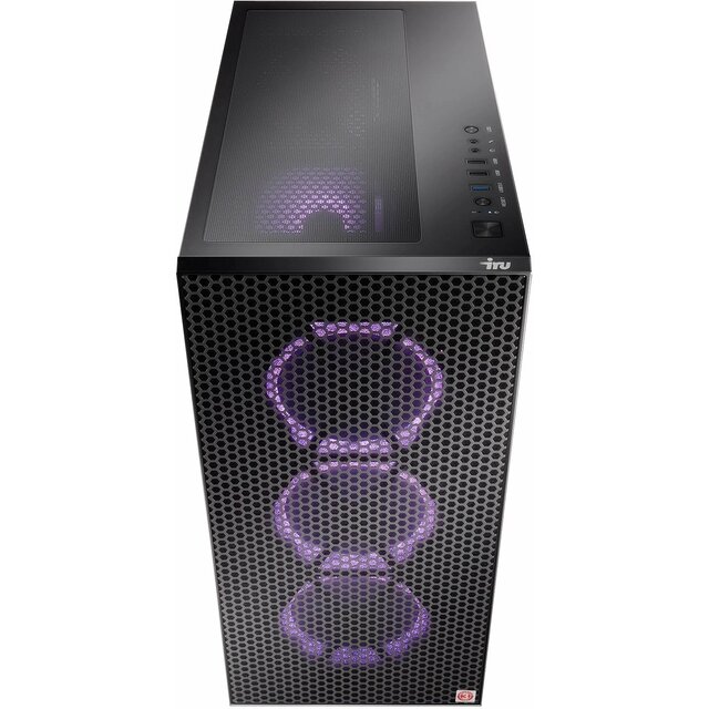 ПК IRU Tactio 510B7GP (Core i5 14400F 2.5Ghz / 32Gb DDR5 / SSD1Tb / NVIDIA GeForce RTX 5060TI 8Gb / FreeDOS / black)  