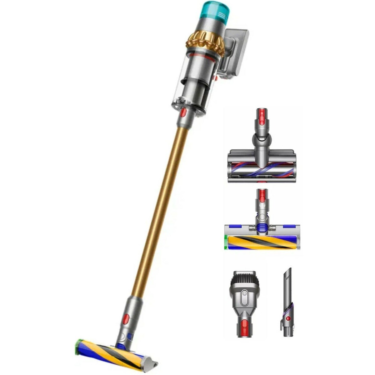 Пылесос Dyson V15 Detect Absolute SV47 (Цвет: Gold)