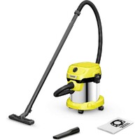 Строительный пылесос Karcher WD 2 Plus S V-15/4/18 (Цвет: Yellow)