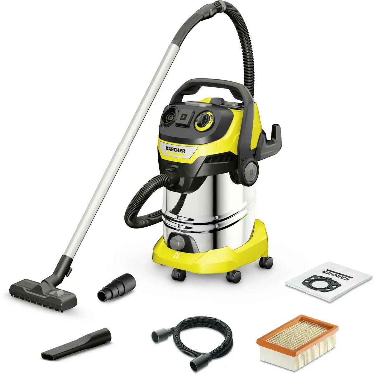 Строительный пылесос Karcher WD 6 P S V-30/6/22/T (Цвет: Yellow)