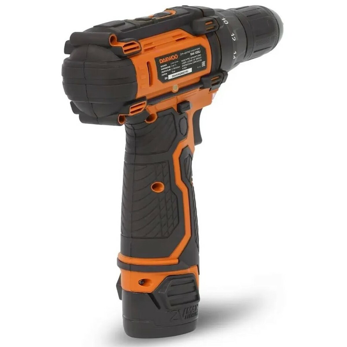 Дрель-шуруповерт Daewoo DAA 1220Li (Цвет: Orange / Black)