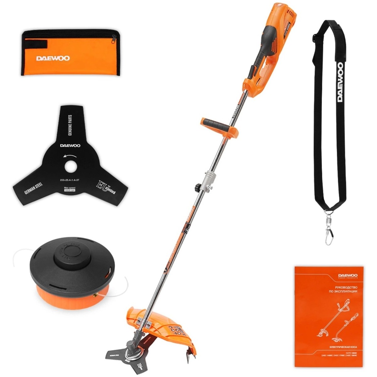 Триммер электрический Daewoo DABC 1400E (Цвет: Orange)