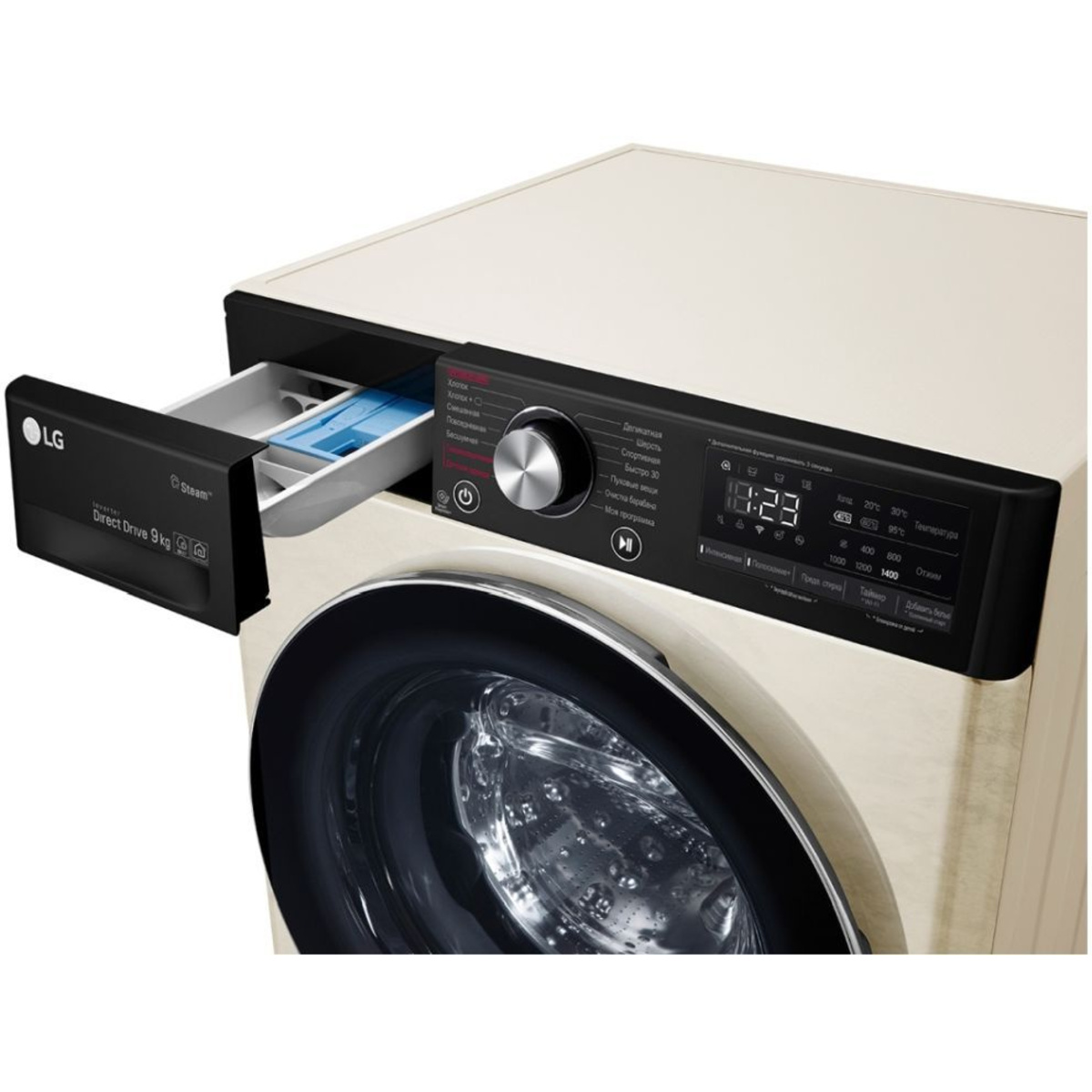 Стиральная машина LG F4V5VS9B (Цвет: Beige)