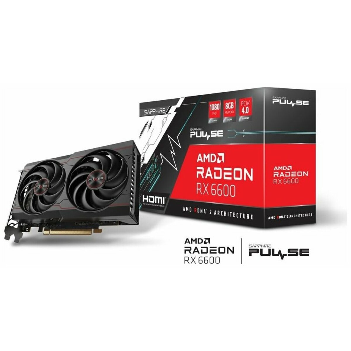 Видеокарта Sapphire Pulse Radeon RX 6600 8Gb (11310-01-20G)