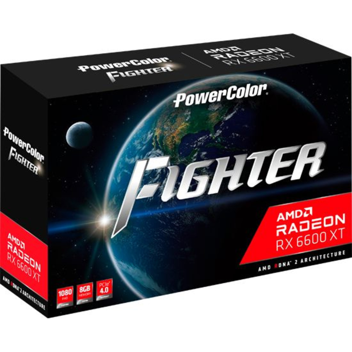 Видеокарта PowerColor Radeon RX 6600 Fighter 8Gb (AXRX 6600 8GBD6-3DH)