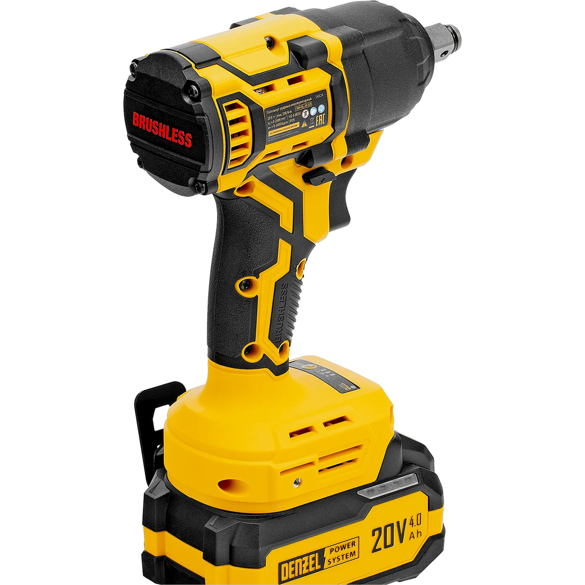 Гайковерт Denzel CIWH-BL-20-500 (Цвет: Yellow/Black)
