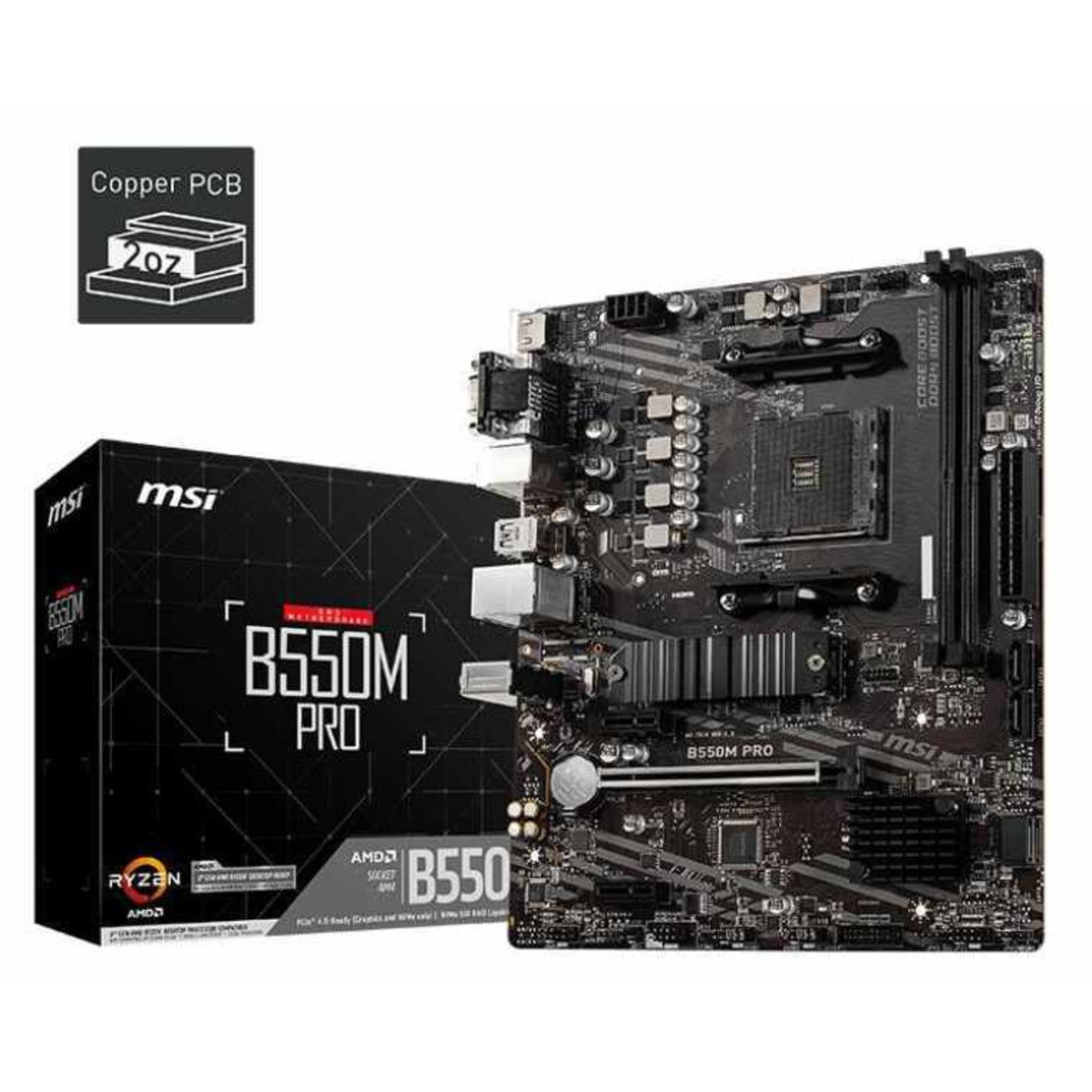 Материнская плата MSI B550M PRO