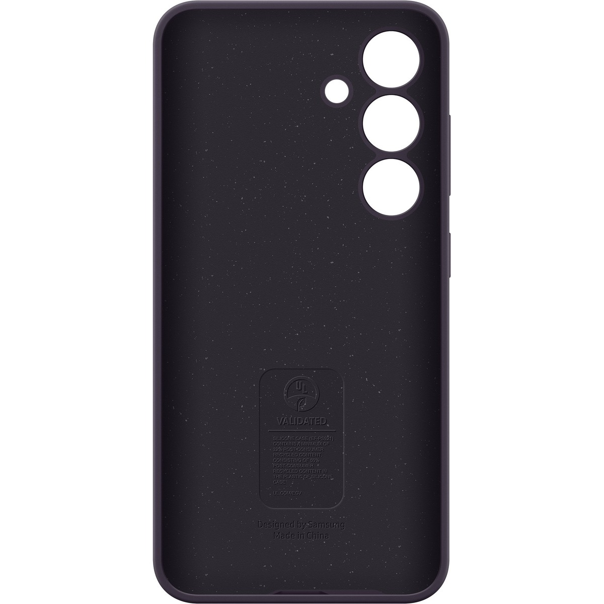 Чехол-накладка Samsung Silicone Case для смартфона Samsung Galaxy S24 (Цвет: Dark Purple)