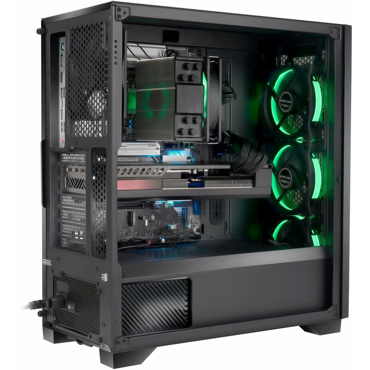 ПК IRU Tactio 510B7GP (Core i7 13700F 2.1Ghz / 32Gb DDR5 / SSD1Tb / NVIDIA GeForce RTX 5060TI 8Gb / FreeDOS / black) 
