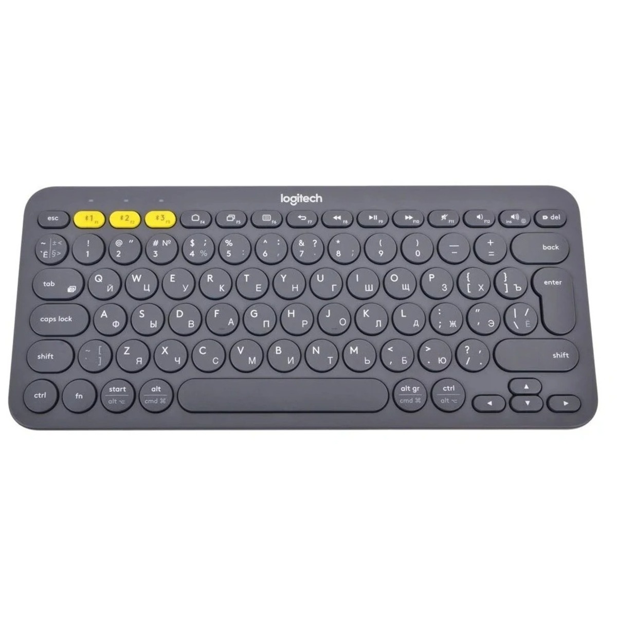 Клавиатура Logitech Multi-Device K380 для ноутбука (Цвет: Dark Gray)