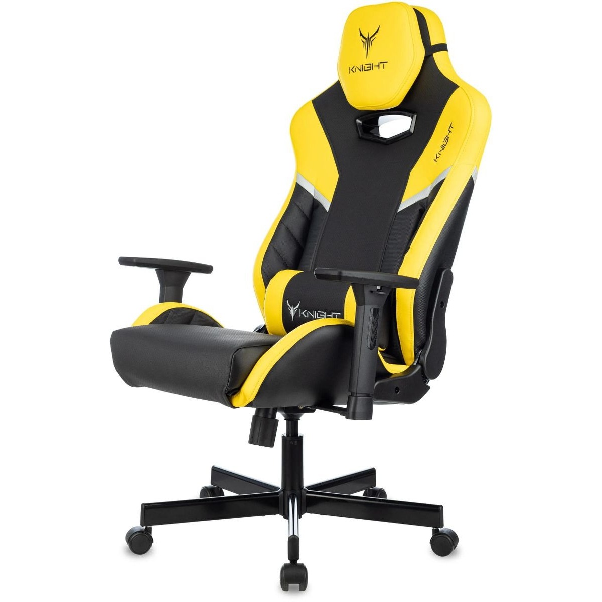 Кресло игровое Knight Thunder 5X (Цвет: Black / Yellow)