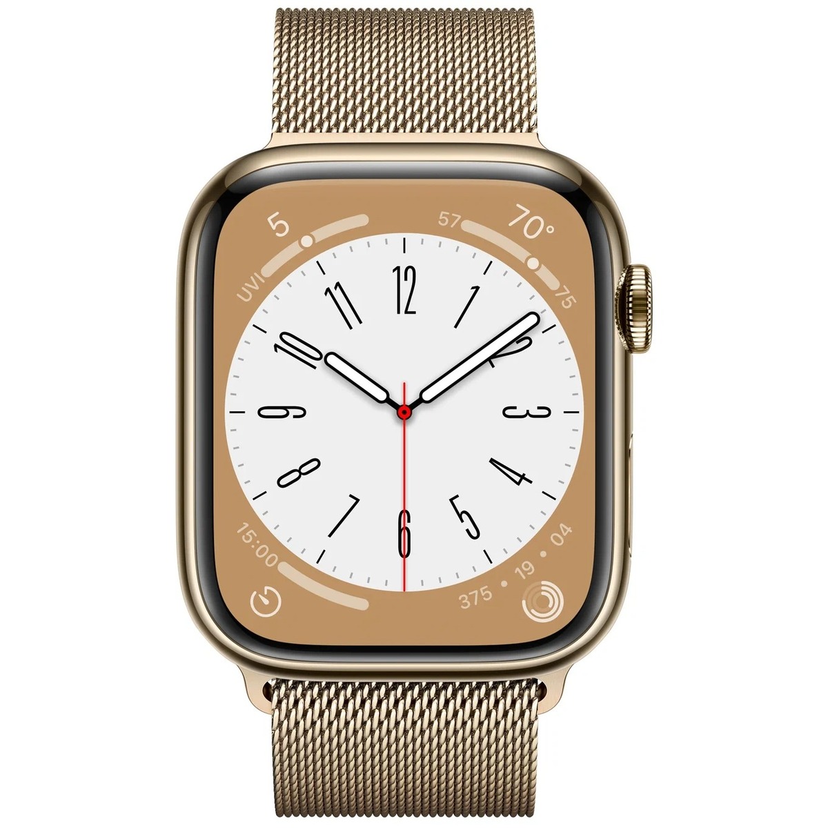 Умные часы Apple Watch Series 8 41mm Stainless Steel Case with Milanese Loop (Цвет: Gold)