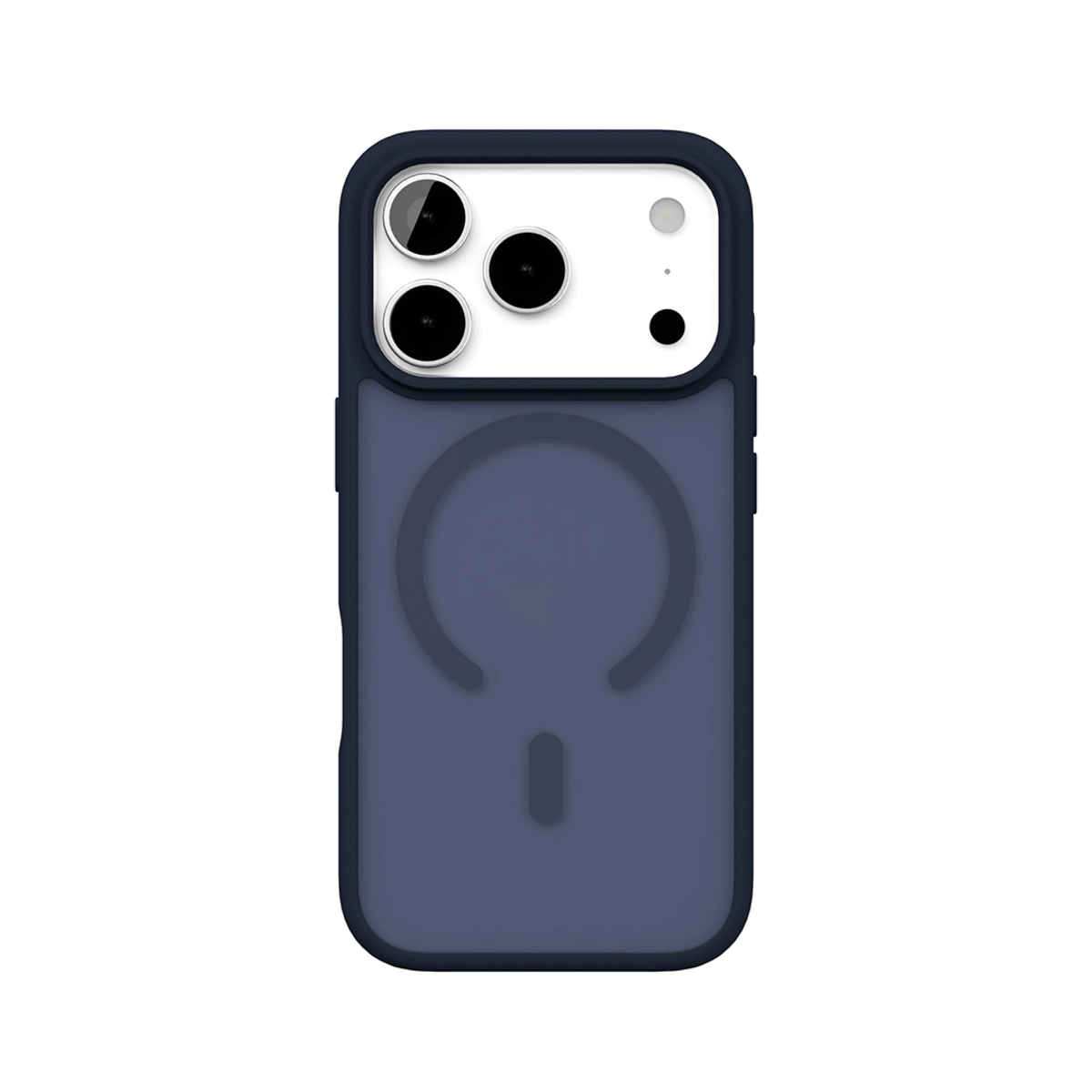 Чехол-накладка VLP Lite Bloom Case with MagSafe для смартфона Apple iPhone 17 Pro, тёмно-синий