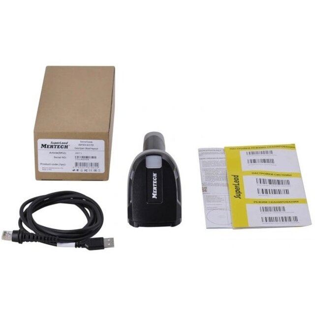 Сканер штрих-кода Mertech 2410 Superlead, черный