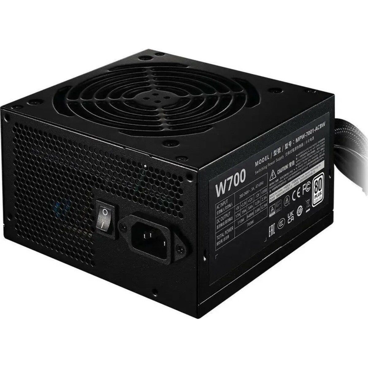 Блок питания Cooler Master ATX 700W MPW-7001-ACBW-BEU