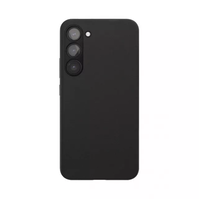 Чехол-накладка VLP Ecopelle Сase with Magsafe для смартфона Samsung Galaxy S24 Plus, черный