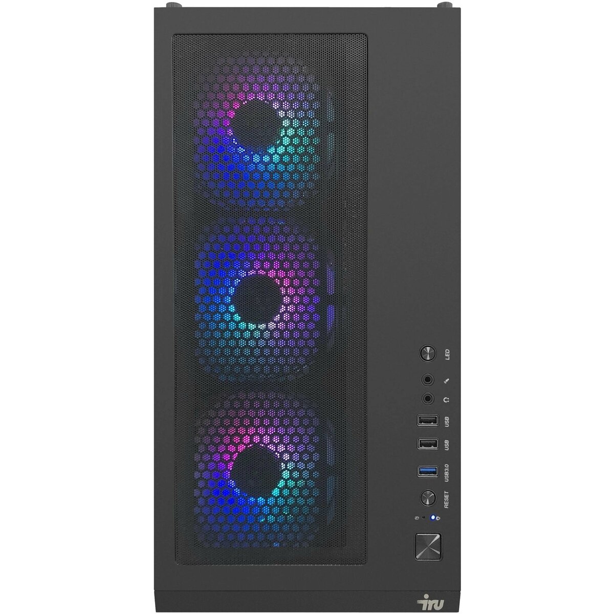 ПК IRU Tactio 510B7GP (Core i7 14700F 2.1Ghz/64Gb DDR5/SSD1Tb/NVIDIA GeForce RTX 5070 12Gb/FreeDOS/black) 