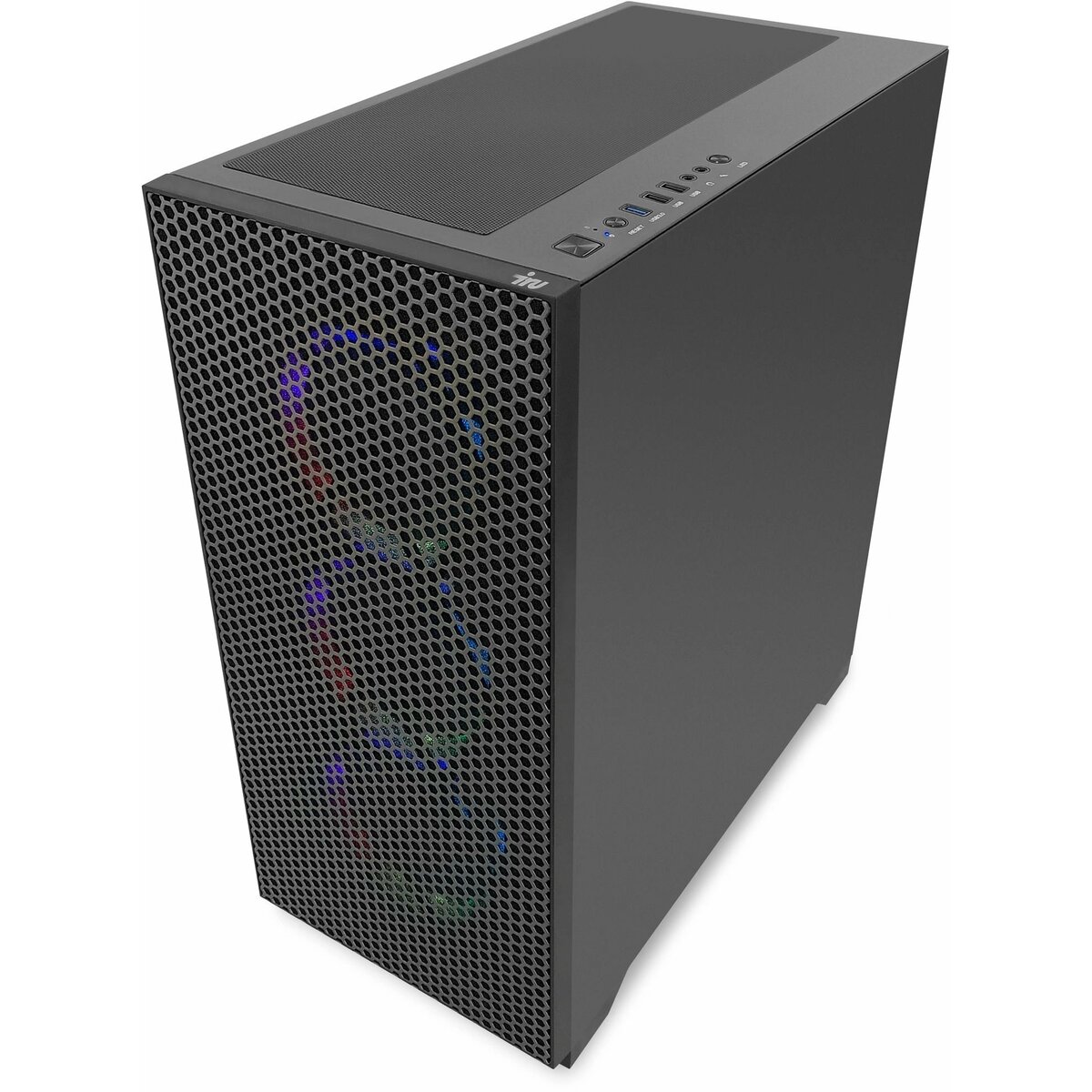 ПК IRU Tactio 510B7GP (Core i7 14700F 2.1Ghz/64Gb DDR5/SSD1Tb/NVIDIA GeForce RTX 5070 12Gb/FreeDOS/black) 