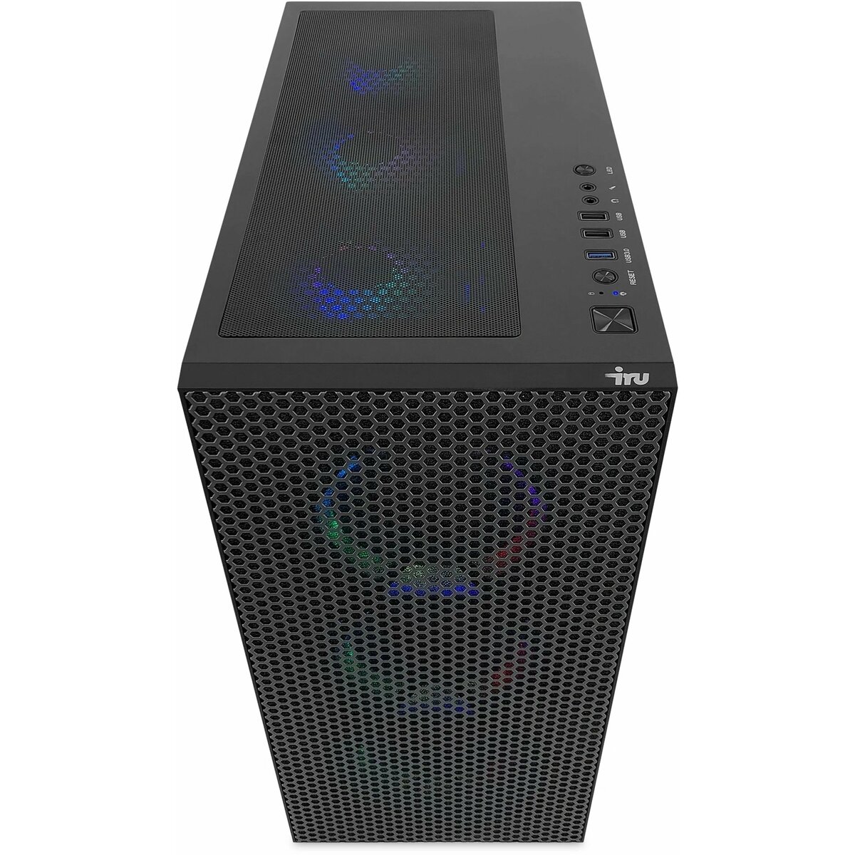 ПК IRU Tactio 510B7GP (Core i7 14700F 2.1Ghz/32Gb DDR5/SSD1Tb/NVIDIA GeForce RTX 5070 Ti 16Gb/FreeDOS/black)  