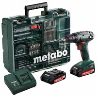 Дрель-шуруповерт Metabo BS 18 SET (Цвет: Green)