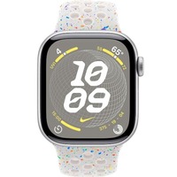 Умные часы Apple Watch Series 10 42mm Aluminum Case with Nike Sport Band S/M (Цвет: Silver/Pure Platinum)