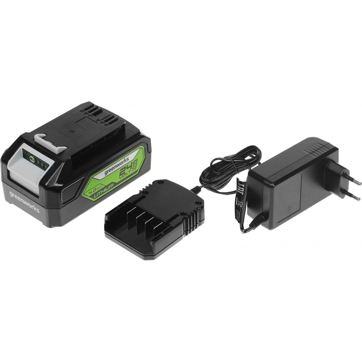 Цепная пила Greenworks G24CS25K4 (Цвет: Green)