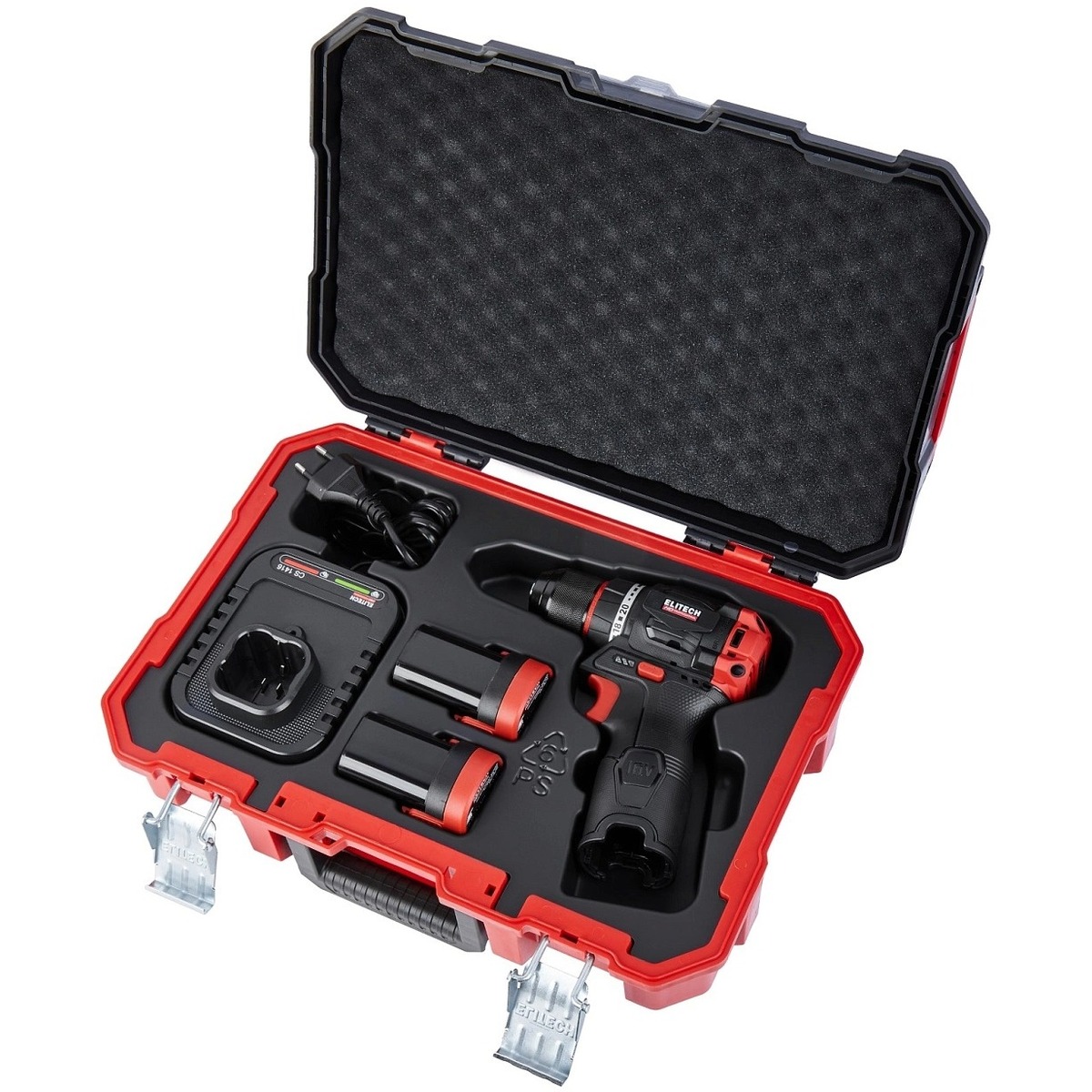 Дрель-шуруповерт Elitech CD 16L2 (Цвет: Red)