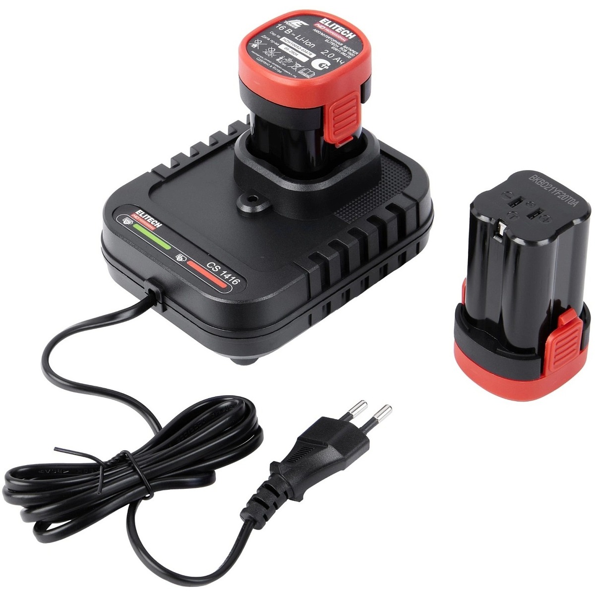 Дрель-шуруповерт Elitech CD 16L2 (Цвет: Red)