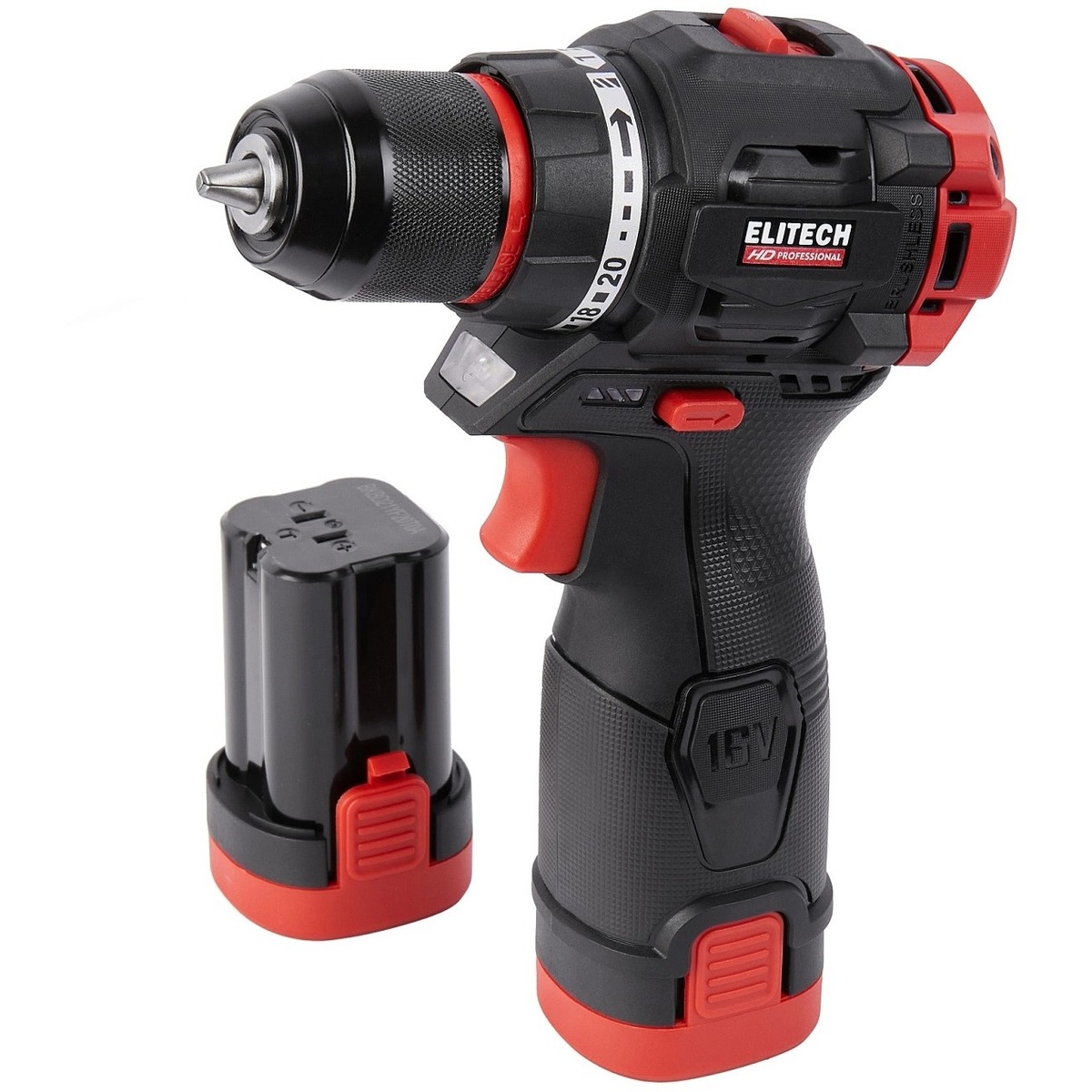 Дрель-шуруповерт Elitech CD 16L2 (Цвет: Red)