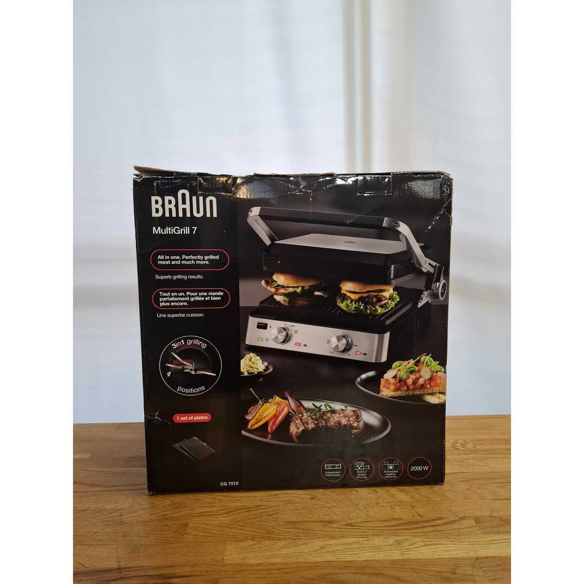 Электрогриль Braun CG7010 (Цвет: Silver/Black)