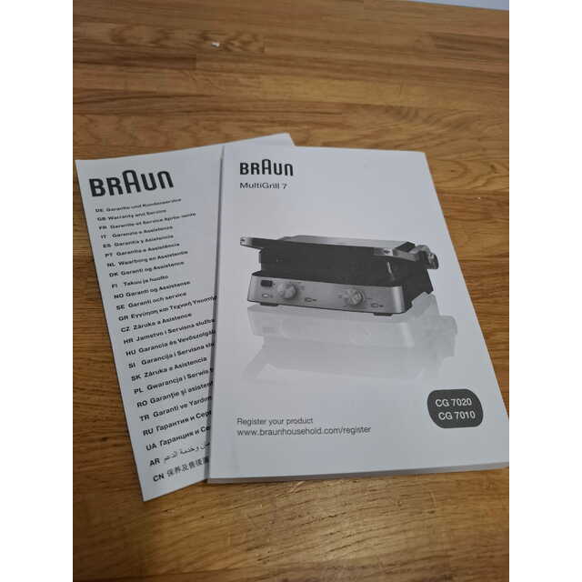 Электрогриль Braun CG7010 (Цвет: Silver / Black)