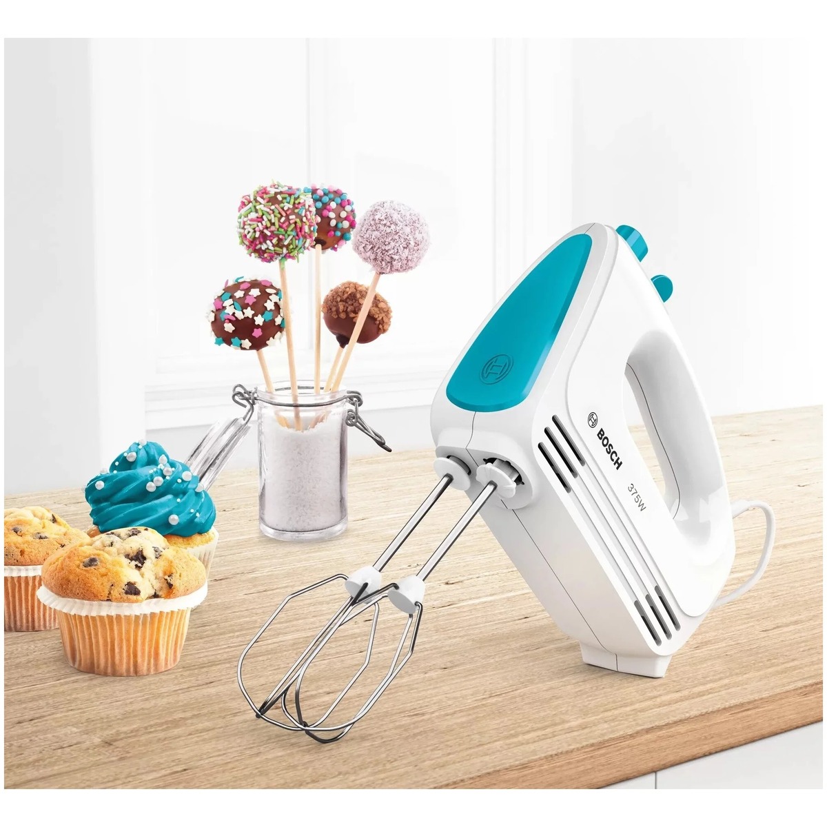 Миксер Bosch MFQ2210D (Цвет: White / Blue)