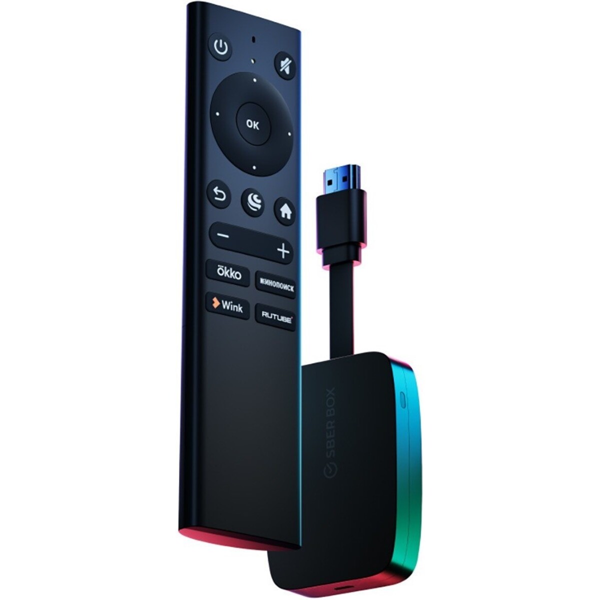 Медиаплеер Sber SberBox 4K SBDV-0004C, черный