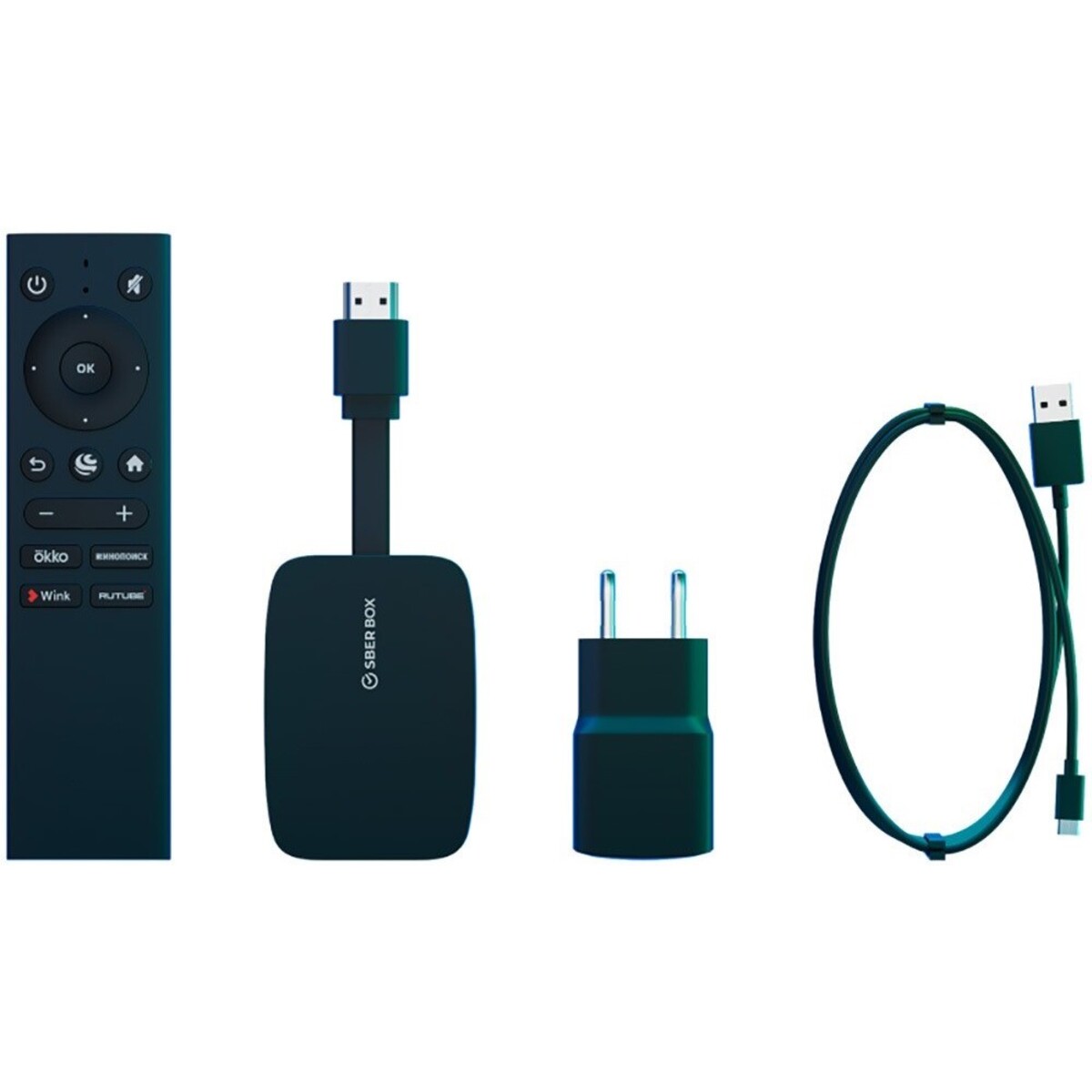 Медиаплеер Sber SberBox 4K SBDV-0004C, черный