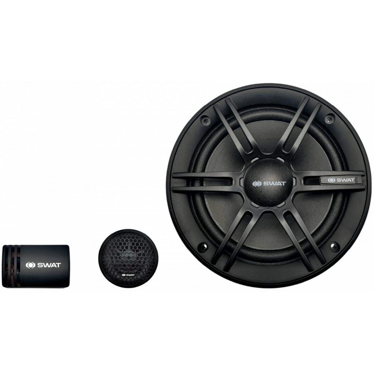 Колонки автомобильные Swat Horn SP-C6.2C, черный
