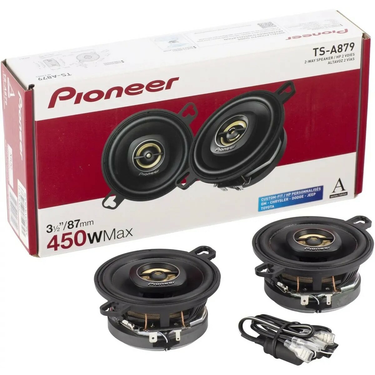 Колонки автомобильные Pioneer TS-A879, черный