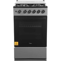 Плита газовая Midea MFO-M4G20T0E(SL) (Цвет: Silver/Black)