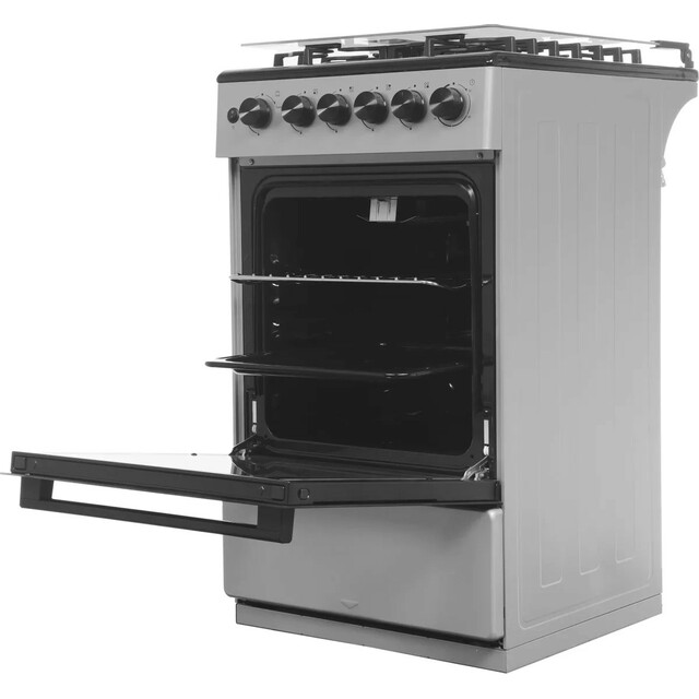 Плита газовая Midea MFO-M4G20T0E(SL) (Цвет: Silver/Black)