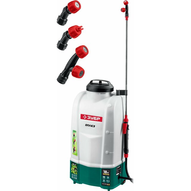 Опрыскиватель Зубр Мастер ОПЛ-15 (Цвет: Green / White)