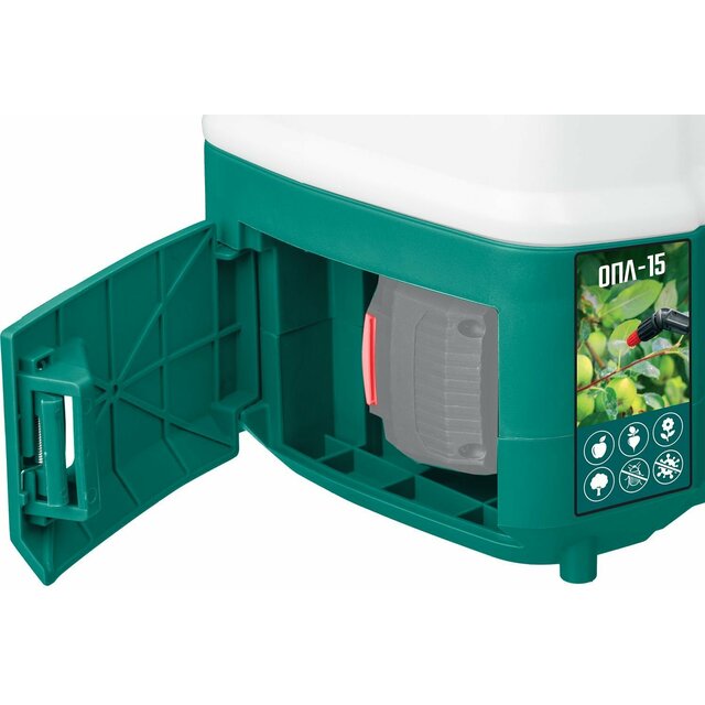 Опрыскиватель Зубр Мастер ОПЛ-15 (Цвет: Green/White)
