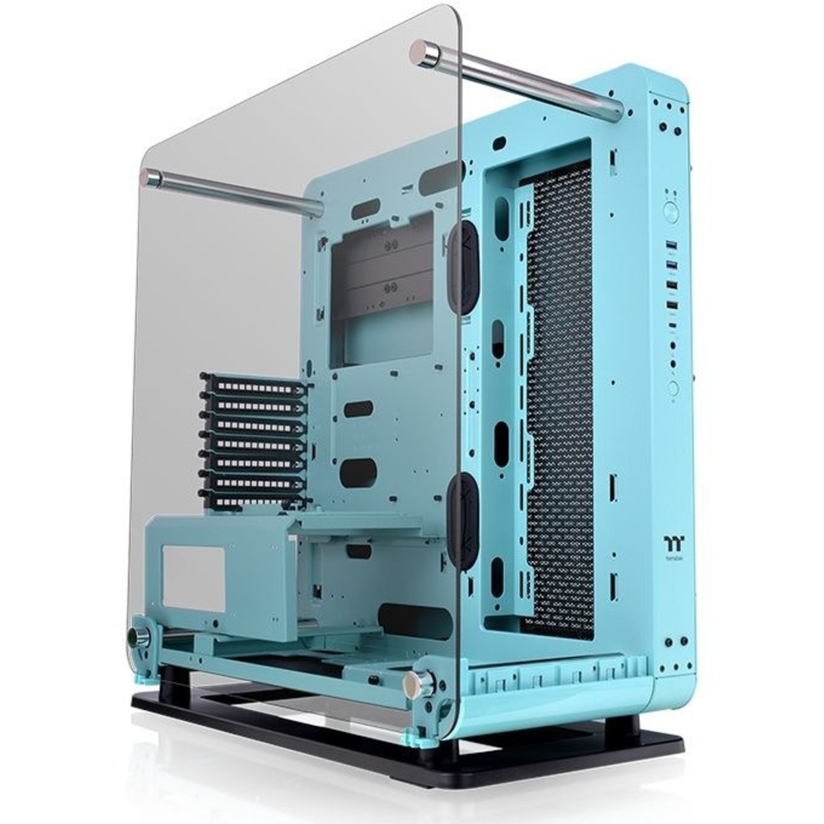 Корпус Thermaltake Core P6 TG Turquoise (Цвет: Blue)