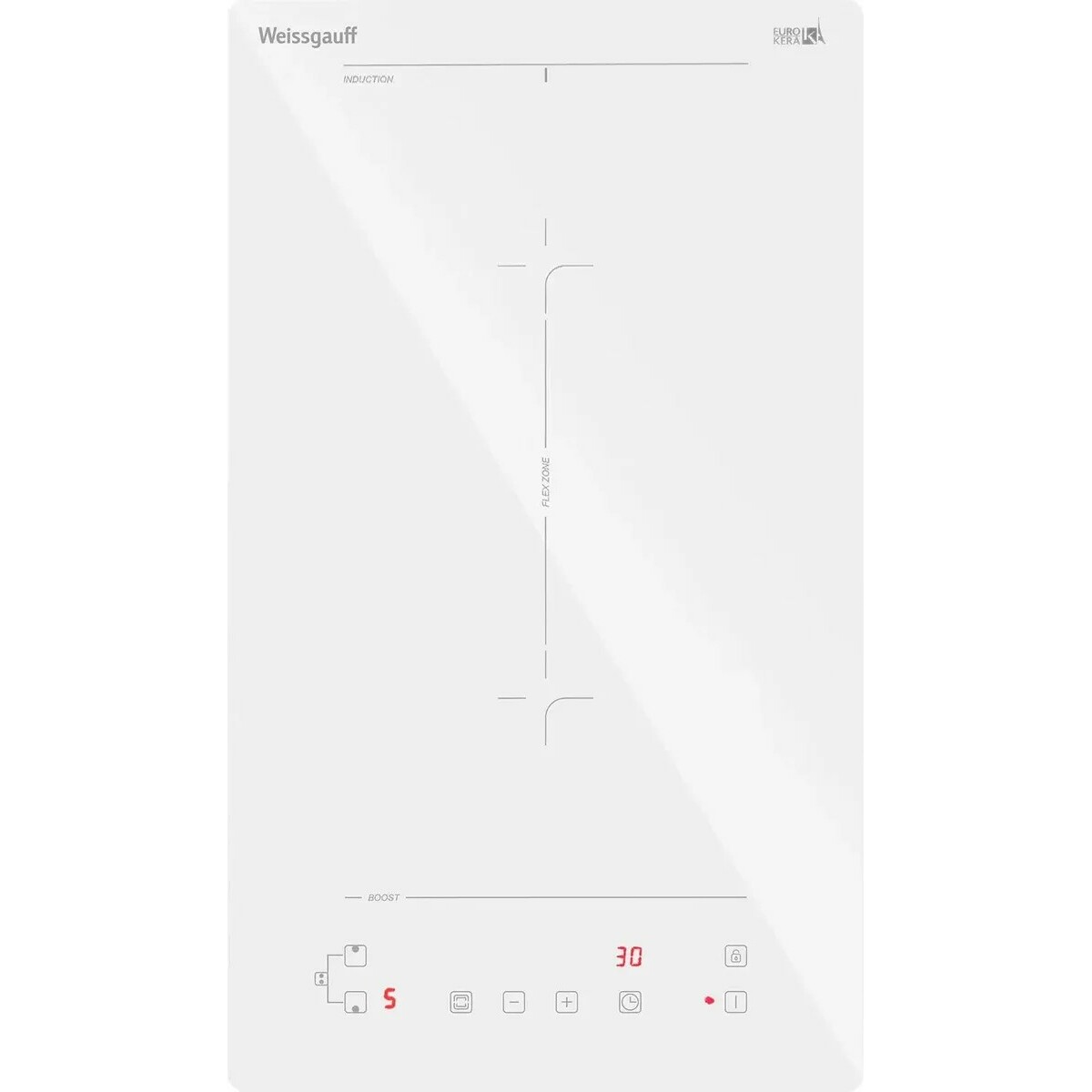 Варочная панель Weissgauff HI 32 WFZC, белый
